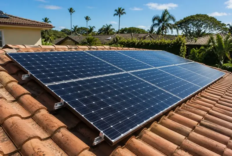 Installation de panneaux solaires à Cenves